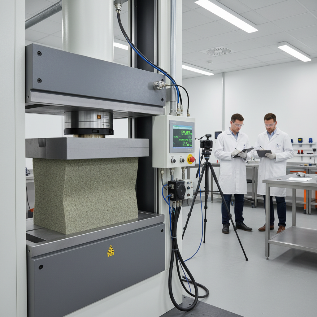 Thermalex workers loading test rig